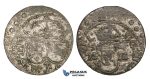 ZL90, Lithuania, Sigismund III of Poland, Solidus 1616, Vilnius, Off centered 20%, VF