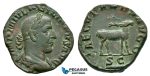 ZM174, Roman Empire, Philip I, Æ Sestertius (14.49g) Rome, 248 AD, 1000th anniversary of Rome, Stag