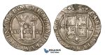 ZM203, Mexico, Carlos & Johanna, 2 Reales ND (ca. 155?-1557) M-L, Mexico City, Silver (6.80g) VF-XF