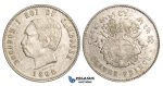 ZM28, Cambodia, Norodom I, 4 Francs 1860, Phnom Penh, Silver, aXF