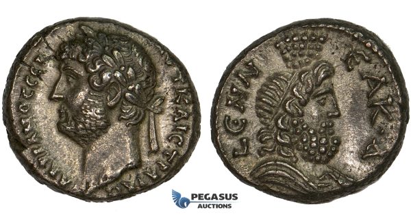 ZM303, Roman Provincial, Alexandria, Hadrian (117-138 AD) Bl Tetradrachm (13.64g) Nilus, gEF