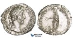 ZM304, Roman Empire, Commodus (177-192 AD) AR Denarius (2.69g) Rome, 191 AD, Commodus Standing, EF