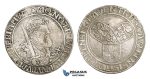 ZM506, Netherlands, Deventer, Campen & Zwolle, Taler ND (1554) Silver (26.60g) Cleaned VF, Del. 671 (R2) Rare!