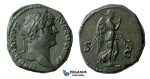 ZM531, Roman Empire, Hadrian (117-138 AD) Æ As (15.33g) Rome, 134-38 AD, Nemesis