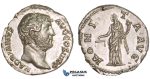 ZM532, Roman Empire, Hadrian (117-138 AD) AR Denarius (3.54g) Rome, 134-38 AD, Moneta