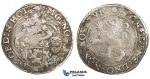 ZM541, Netherlands, Holland, Lion Daalder (Taler) 1576, Silver (26.79g) Delm. 830. F-VF