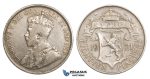 ZM737, Cyprus, George V, 18 Piastres 1921, Silver, aVF