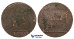 ZM752, Moldavia & Wallachia, 2 Para/3 Kopeks 1773, Copper (from Turkish canons) Cleaned VF