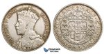 ZM753, New Zealand, George V, 1/2 Crown 1935, Silver, Toned XF