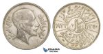 ZM905, Iraq, Faisal, 1 Riyal AH1350 (1932) Silver, VF-XF, light marks on neck!