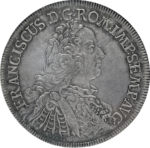 AL630, Germany, Regensburg, Franz I, Taler 1756 CB, Silver, Dav-2618, NGC MS63