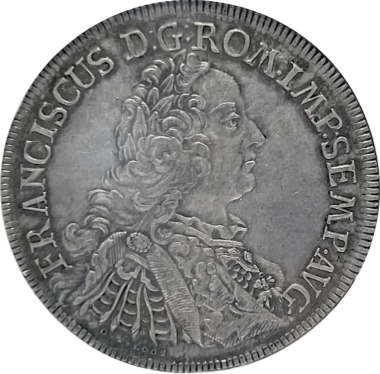AL630, Germany, Regensburg, Franz I, Taler 1756 CB, Silver, Dav-2618, NGC MS63